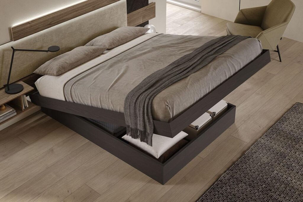 letto contenitore per camera matrimoniale