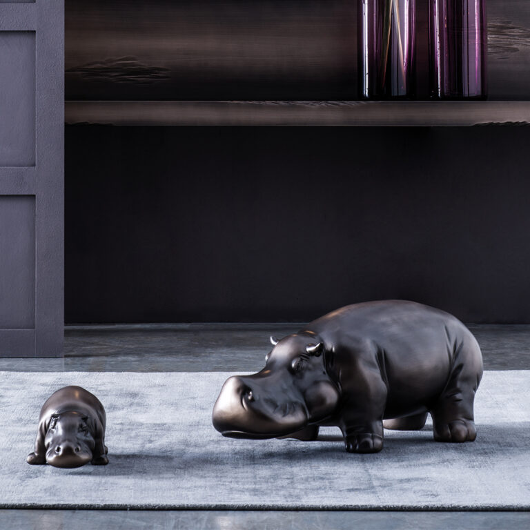 oggetti per la casa di design a forma di ippopotamo